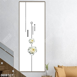 Tranh họa tiết và hoa hồng