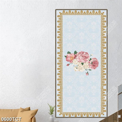 Tranh hoa hồng viền vàng