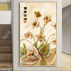 Tranh hoa địa lan giả ngọc