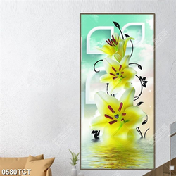 Tranh hoa ly nền 3D