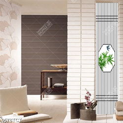 Tranh họa tiết cây trúc đẹp