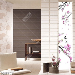 Tranh cành đào in cửa chất lượng cao