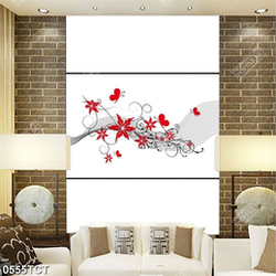 Tranh hoa văn in tủ đẹp