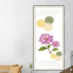 Tranh hoa in kính đẹp