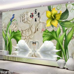 Tranh hoa và chim thiên nha