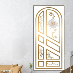 Tranh hoa văn in cửa chất lượng cao