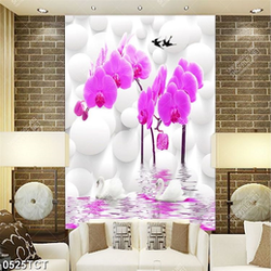 Tranh hoa lan nền 3D