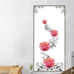 Tranh hoa văn và hoa hồng khổ dọc