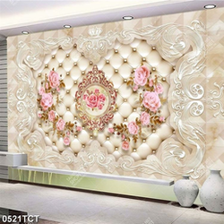 Tranh hoa văn họa tiết hoa hồng