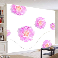 Tranh hoa mẫu đơn in tủ