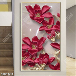 Tranh lụa hoa mộc lan