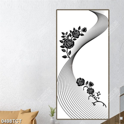 Tranh hoa hồng đen