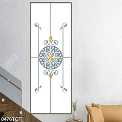 Tranh hoa văn họa tiết in kính