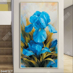 Tranh sơn dầu hoa địa lan