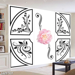 Tranh hoa văn và hoa mẫu đơn