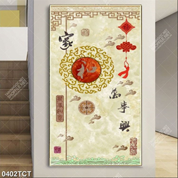 Tranh tài lộc in gạch