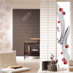 Tranh đường line và hoa