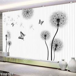 Tranh 3D hoa bồ công anh