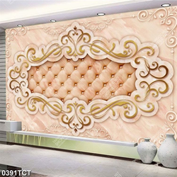 Tranh 3D họa tiết hoa văn cổ điển
