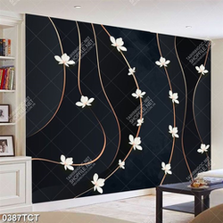 Tranh hoa văn in tủ kích thước lớn