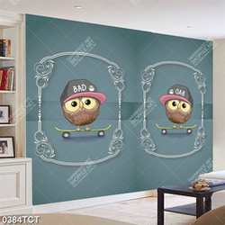 Tranh chim cú in tủ chất lượng