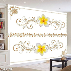 Tranh hoa văn in tủ