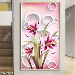 Tranh 3D hoa địa lan