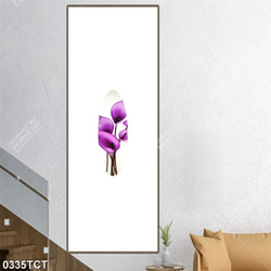 Tranh hoa rum hồng