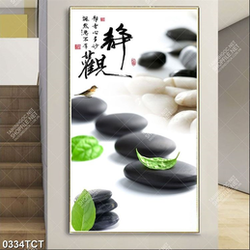 Tranh đá sỏi spa