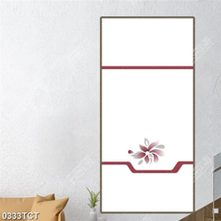 Tranh hoa in cửa