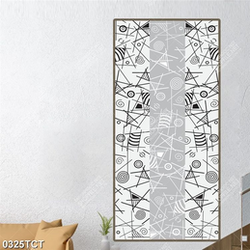 Tranh hoa văn in tủ