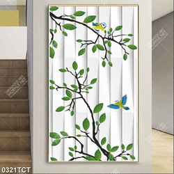 Tranh chim và cành cây
