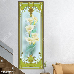 Tranh hoa văn môn in cửa