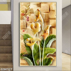 Tranh gải ngọc hoa vân môn