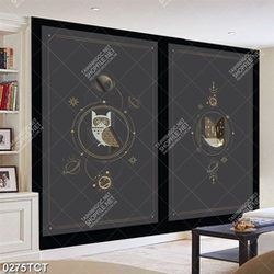 Tranh chim cú in tủ