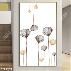 Tranh hoa in dán tường