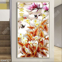 Tranh khổ dọc hoa vân môn