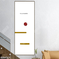 Tranh họa tiết in cửa