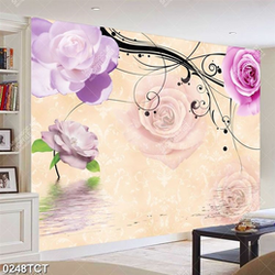 Tranh 3D hoa hồng chất lượng cao