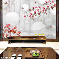 Tranh hoa mộc lan đẹp