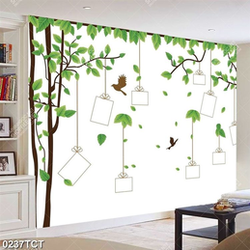 Tranh 3D lá và khung ảnh