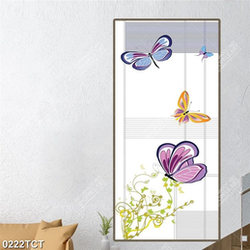 Tranh bướm in cửa đẹp