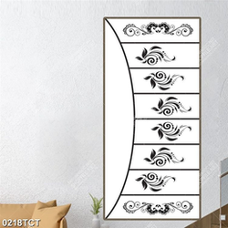 Tranh họa tiết hình lá file vector