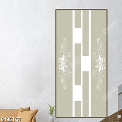 Tranh vector hoa văn in cửa