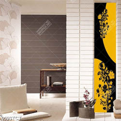 Tranh họa văn in cửa đẹp