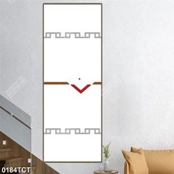 Tranh họa tiết đường viền đơn giản