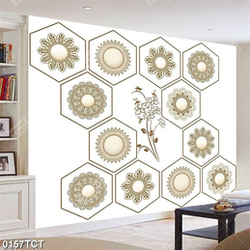 Tranh họa tiết hình thoi