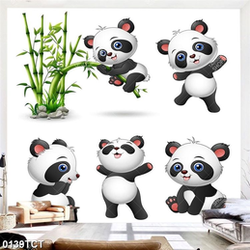 Tranh gấu trúc file vector