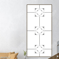 Tranh họa tiết ô vuông in gạch