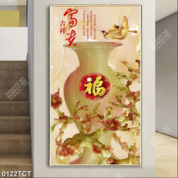 Tranh bình hoa cổ chất lượng cao